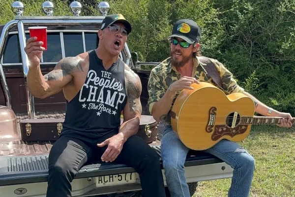 Chris Janson Dwayne the rock Johnson