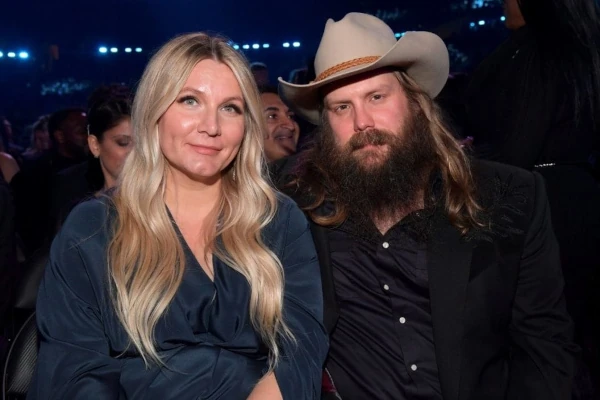 Chris Stapleton and wife Morgane on Nu Country TV country music show