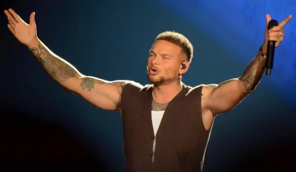 Kane Brown in live country music concert at Rod Laver arena