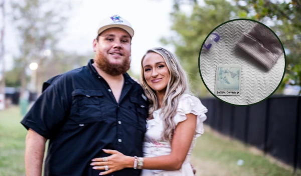 Luke Combs and wife Nicole in Nu Country TV country music show