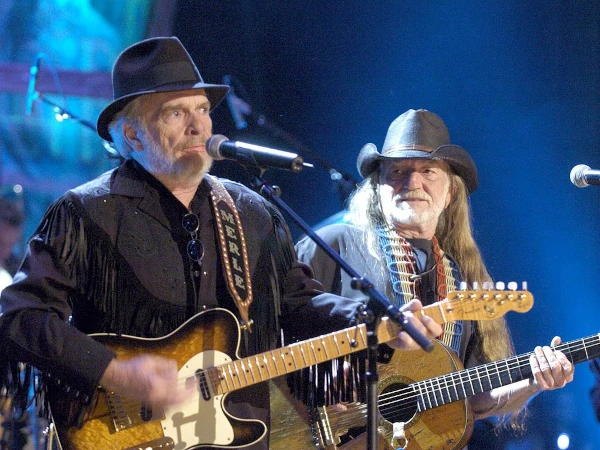 Willie Nelson and Merle Haggard on Nu Country TV country music show