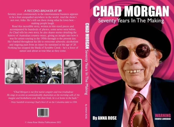 Chad Morgan country music legend book cover on NuCountry TV website